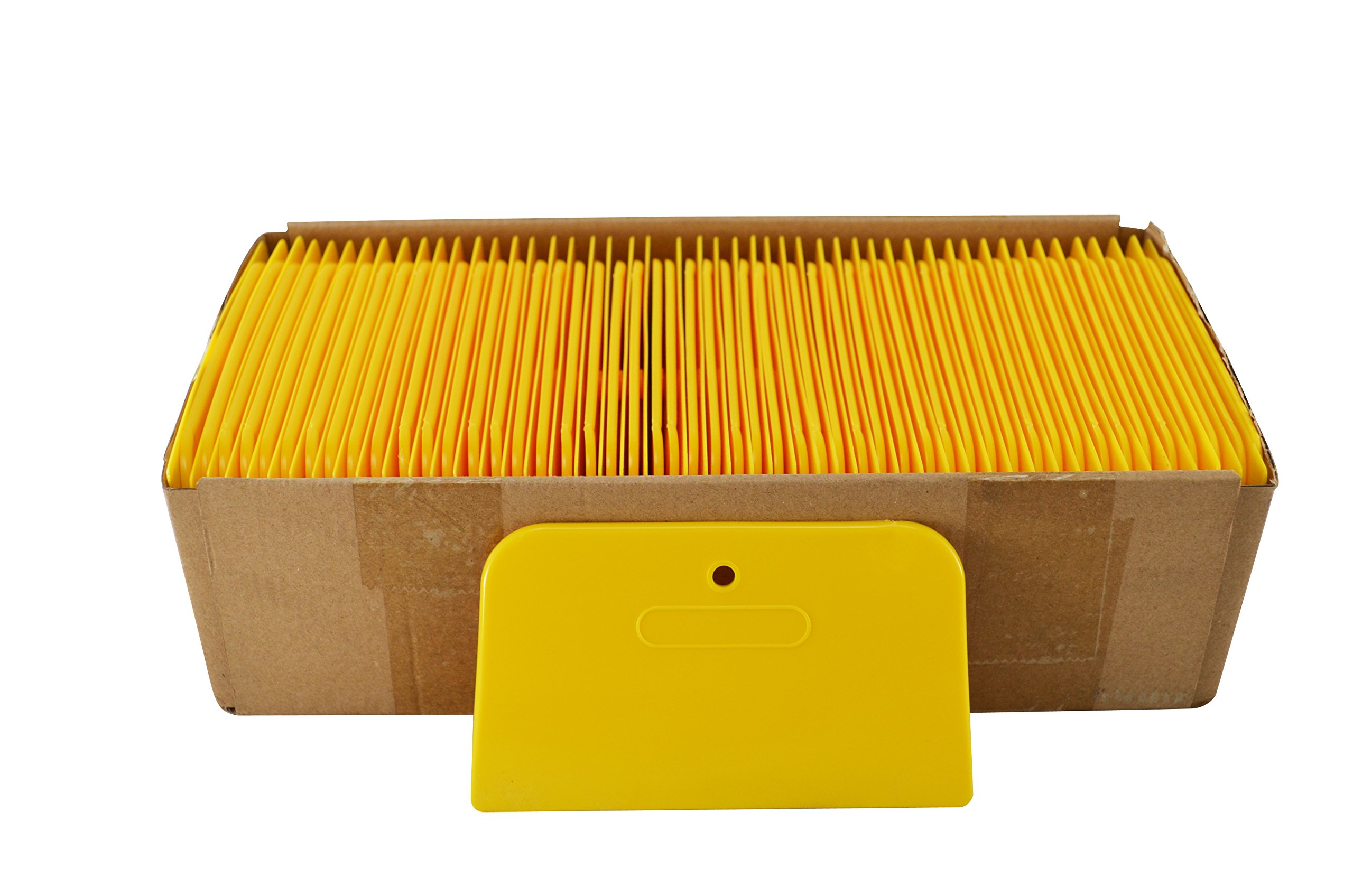 Astro 4528 Yellow 6" Plastic Spreader, Box of 100-picture-22