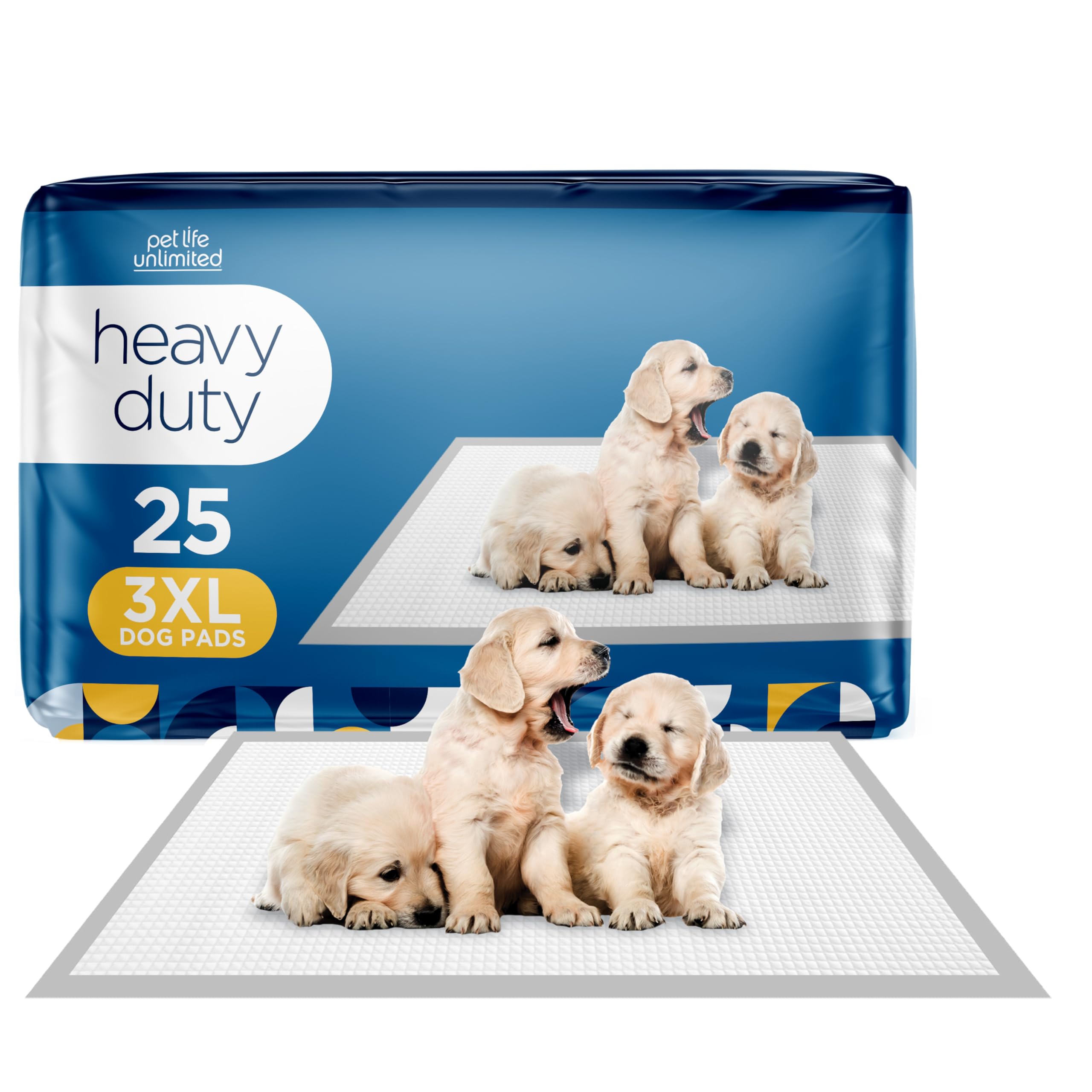 Pet Life Unlimited Almohadillas Resistentes 3XL para Cachorros, Almohadillas para Perros, Almohadillas de Entrenamiento, Fragancia activada por Patas Que controla el Olor, súper absorbentes, a Prueba