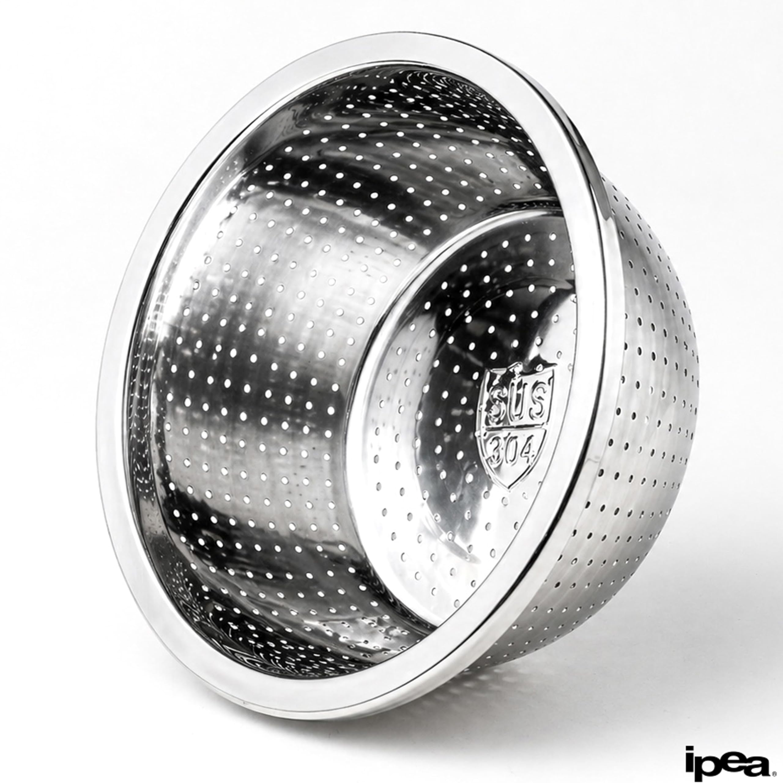 Scolapasta 24 cm Acciaio Inox Professionale - Colapasta per Pasta e Verdura - Lavastoviglie