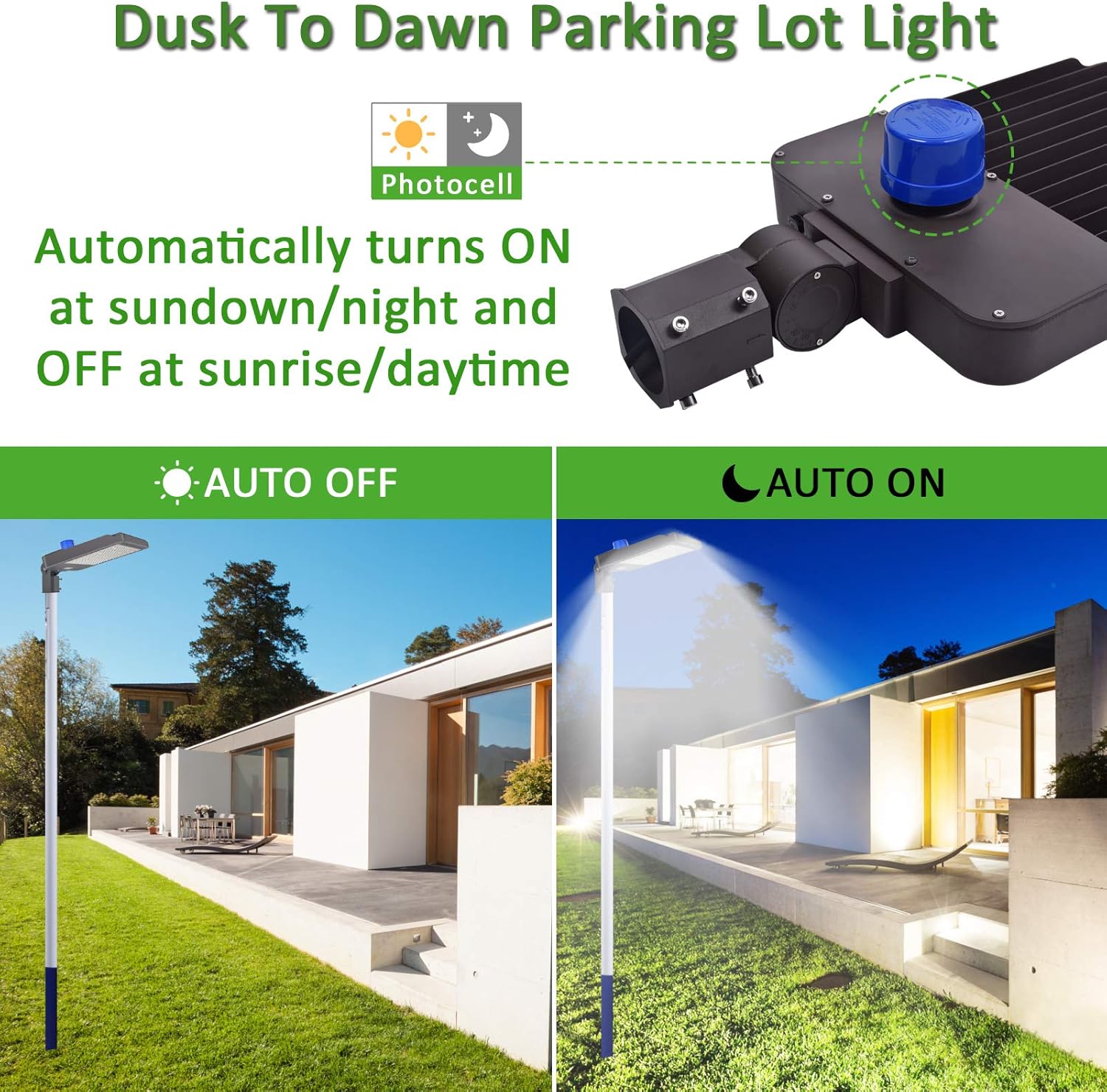 Gеt Chеар Prісе LED Parking Lot Light, 200W SZGMJIA Outdoor Street Lighting with Knuckle Slip Fitter Mount Dusk-to-Dawn Photocell Sensor, 30000LM, 5000K, IP65, 1000W HID Equiv, Shoebox Light