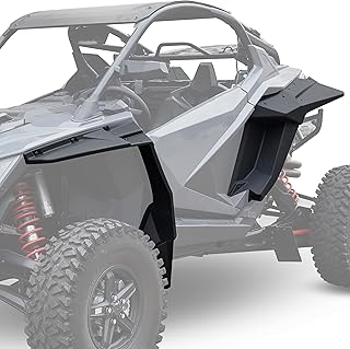 SAUTVS XXL Fender Flares for RZR PRO XP PRO R, Front & Rear Full Coverage Mud Flaps Mud Guards for 2020-2023 Polaris RZR PRO XP XP4 / 2022-2023 RZR PRO R Turbo R Accessories (Replace #2884685)