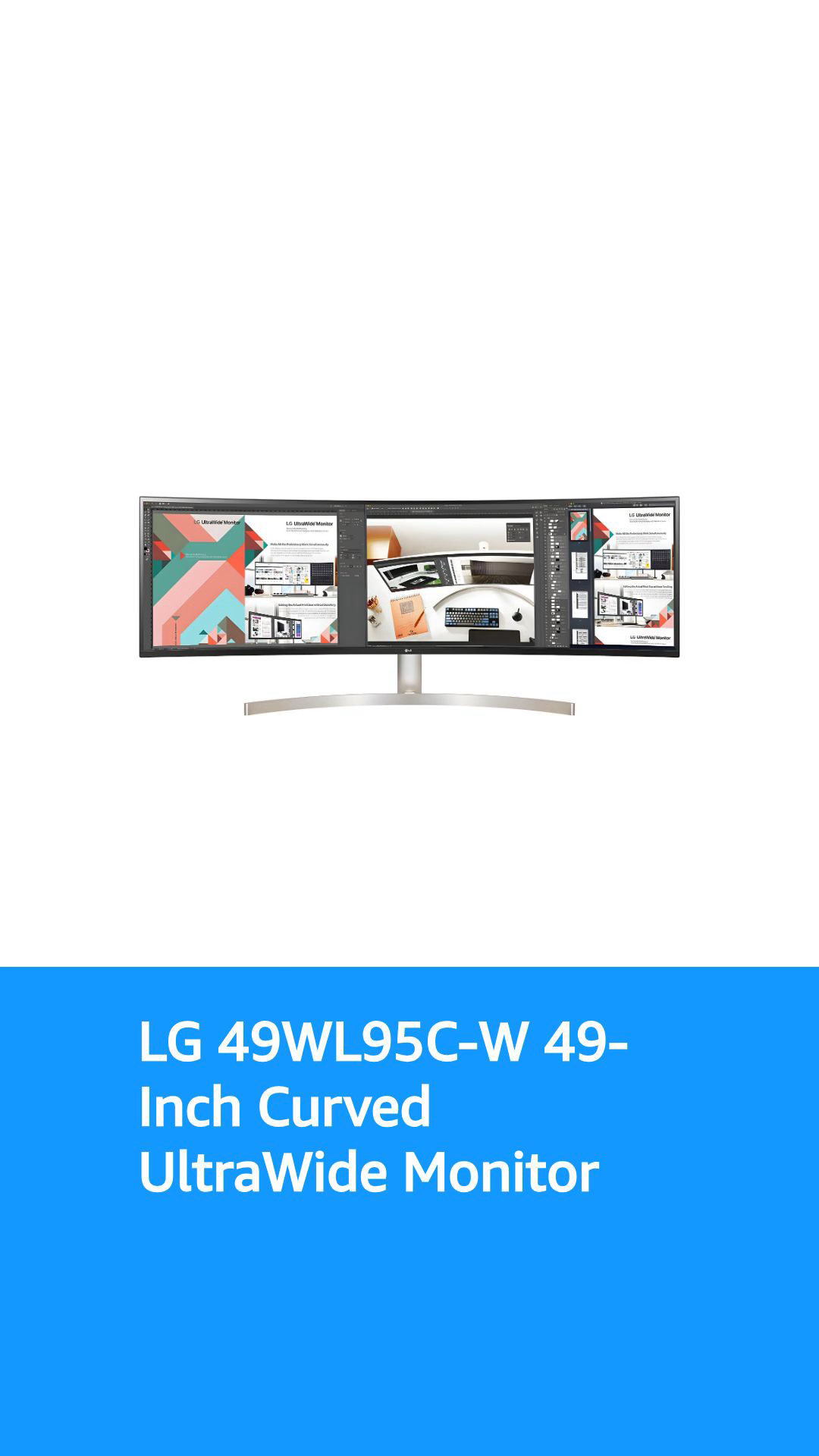 LG 49WL95C-W 49-Inch Curved 32: 9 Ultrawide Dqhd IPS with HDR10