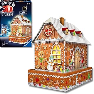 Comprar Ravensburger - Puzzle 3D Niños Casa De Jengibre con Luces Led | Puzzles 3D para Niños De 8 Años O Más | Maquetas para Montar De 257 Piezas | Regalo Niño 8 Años O Más