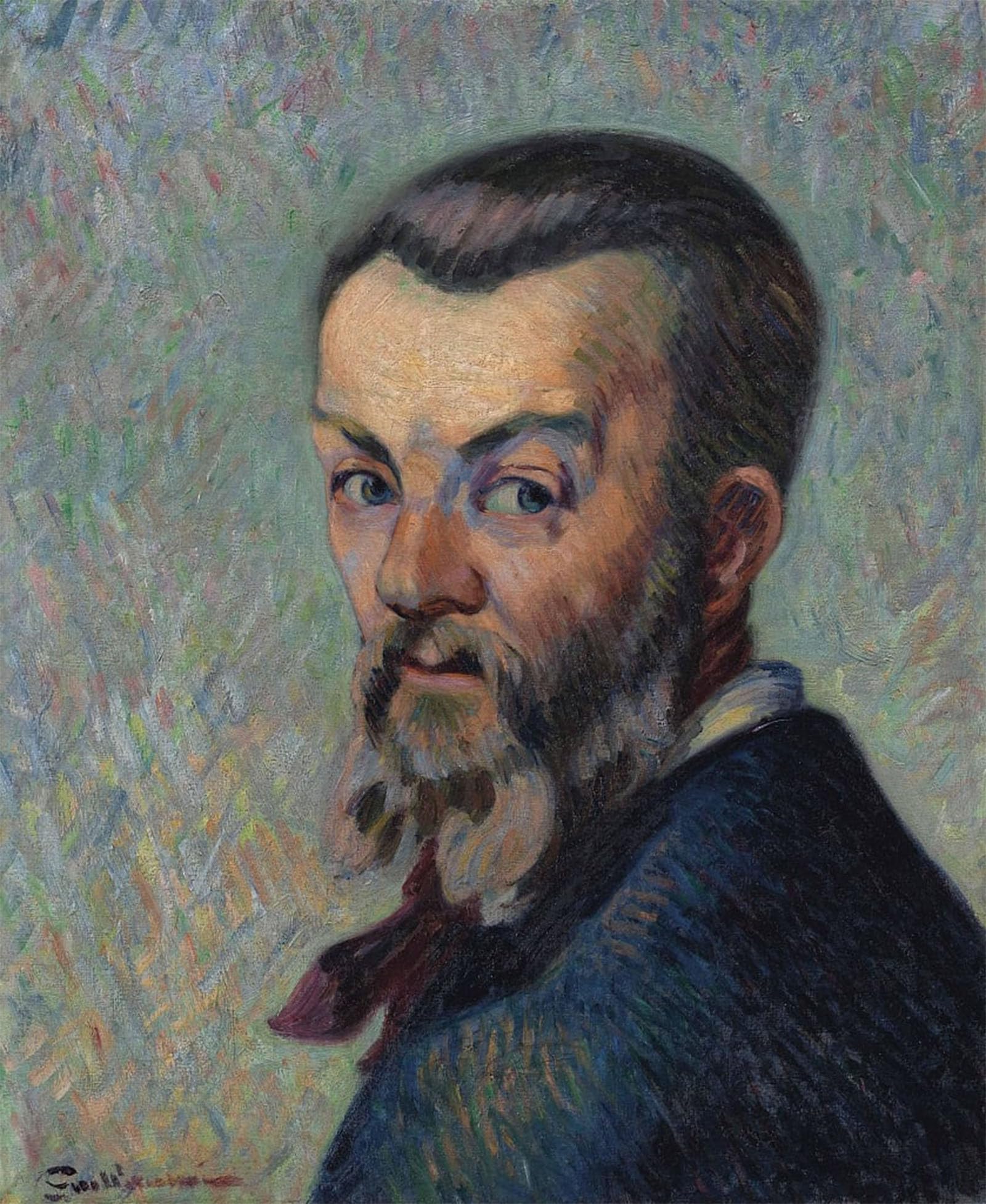 SERENDIPITP Aesthetic Poster Photo Wall Print Retro Picture Self-portrait by Jean Baptiste Armand Guillaumin Modern Wall Artwork for Home Decor 60x90cm