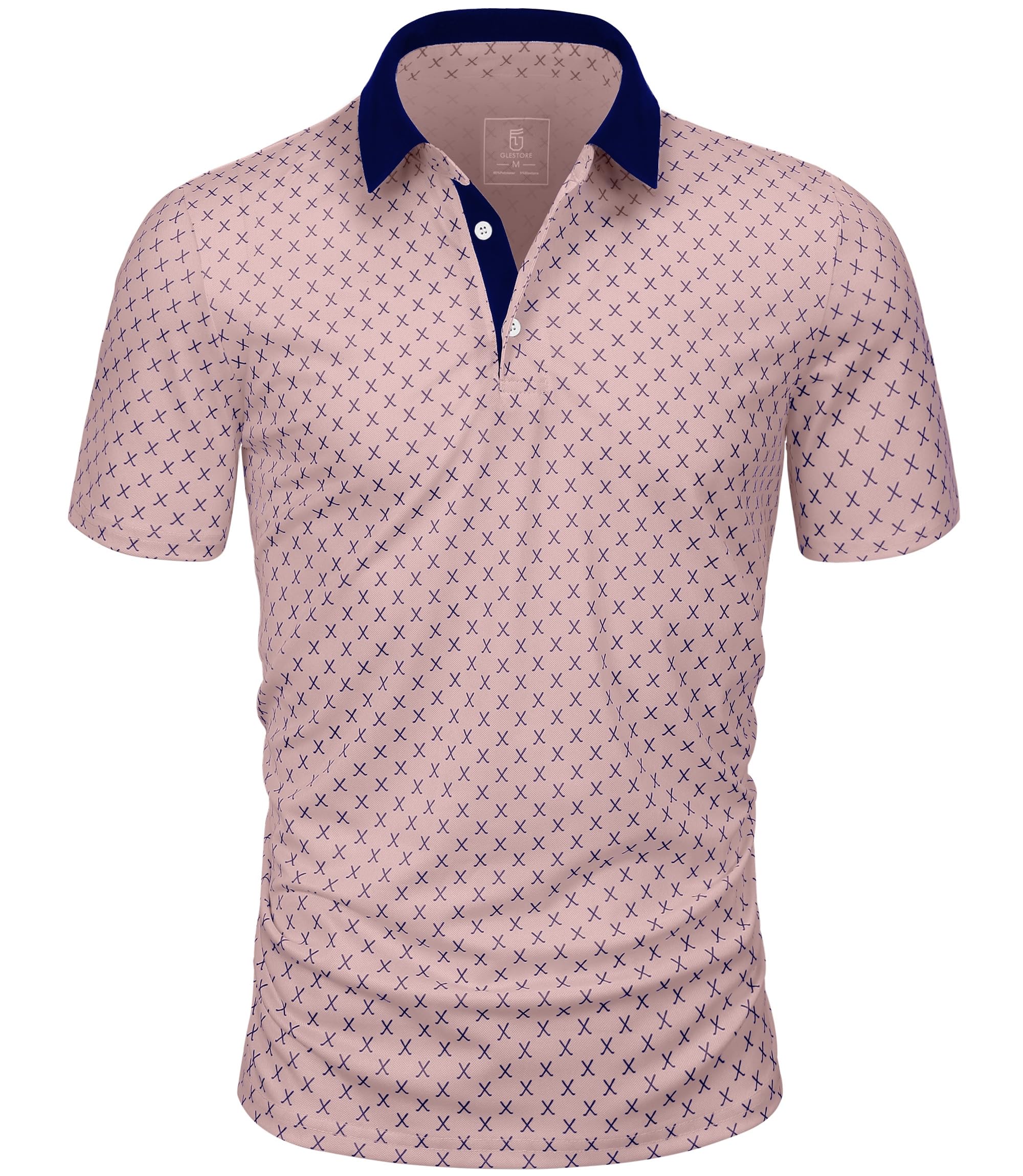 GLESTORE Golf Poloshirt Herren Kurzarm Polo Shirt Hemd für Männer Polohemden Regular Fit
