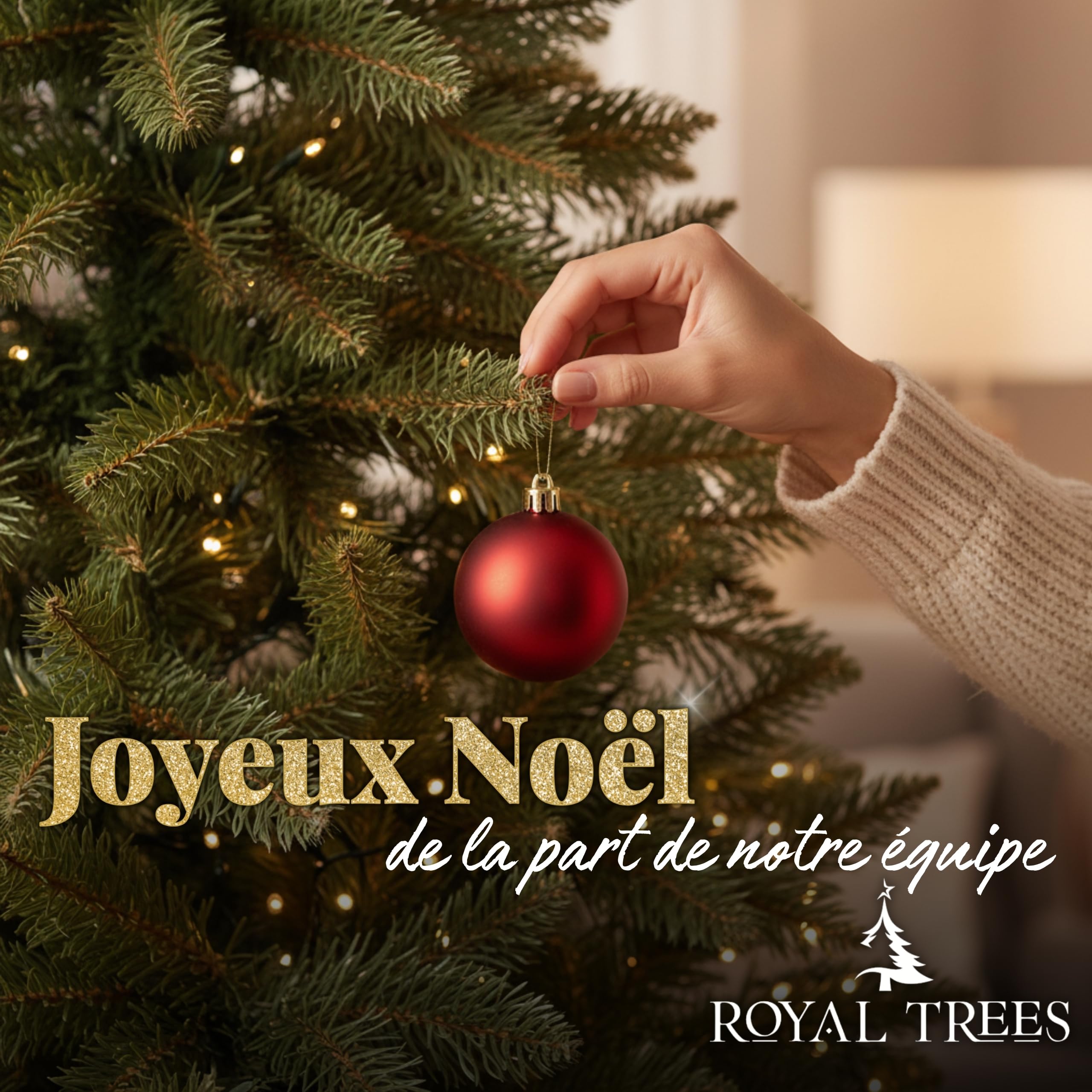 SPRINGOS Sapin de Noël en épicéa du Caucase 180 cm artificiel fabriqué en UE Support en plastique, Vertes