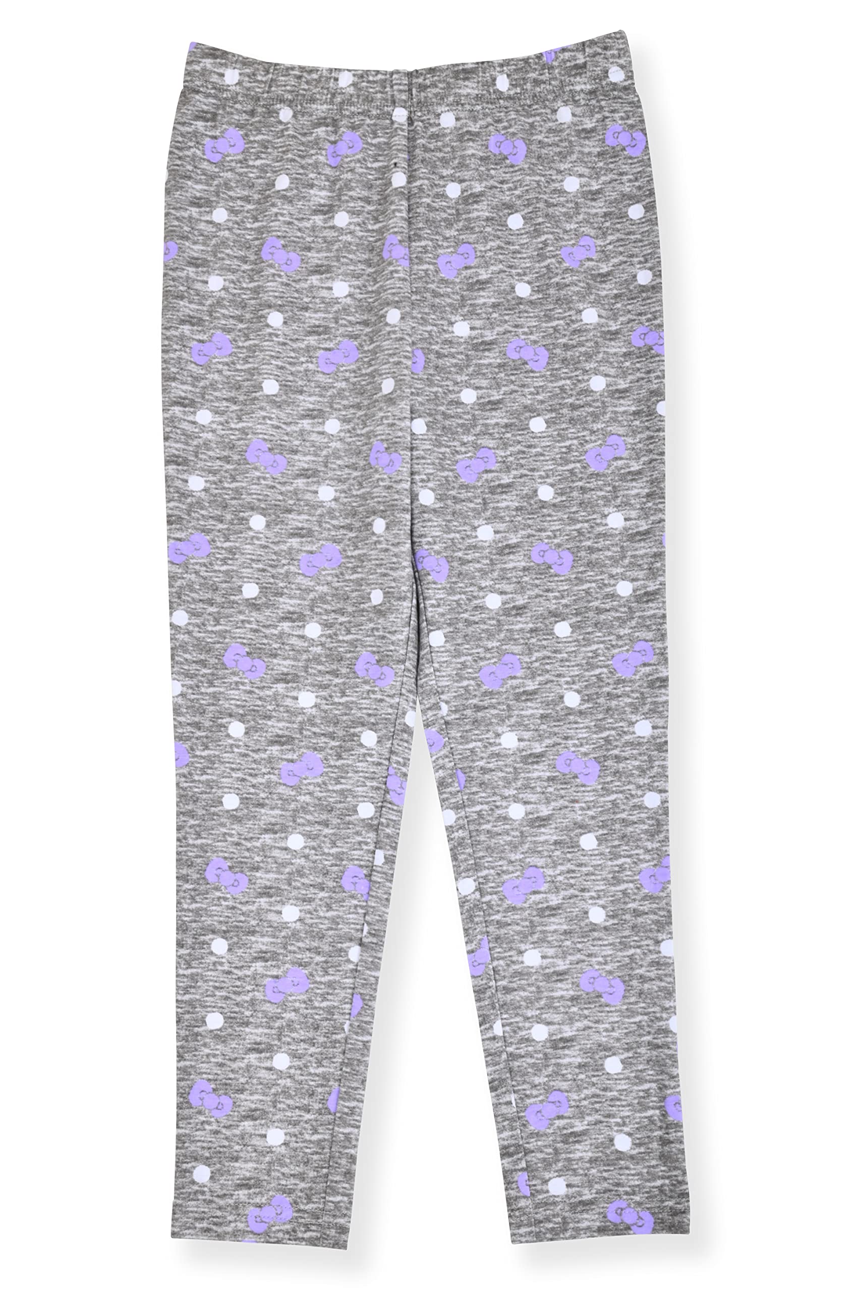 Hello Kitty Sherpa - Set di 2 leggings con cappuccio in pile per ragazze – Felpa con cappuccio e leggings – Abbigliamento per bambini piccoli e piccoli (lavanda, lavanda, 6X