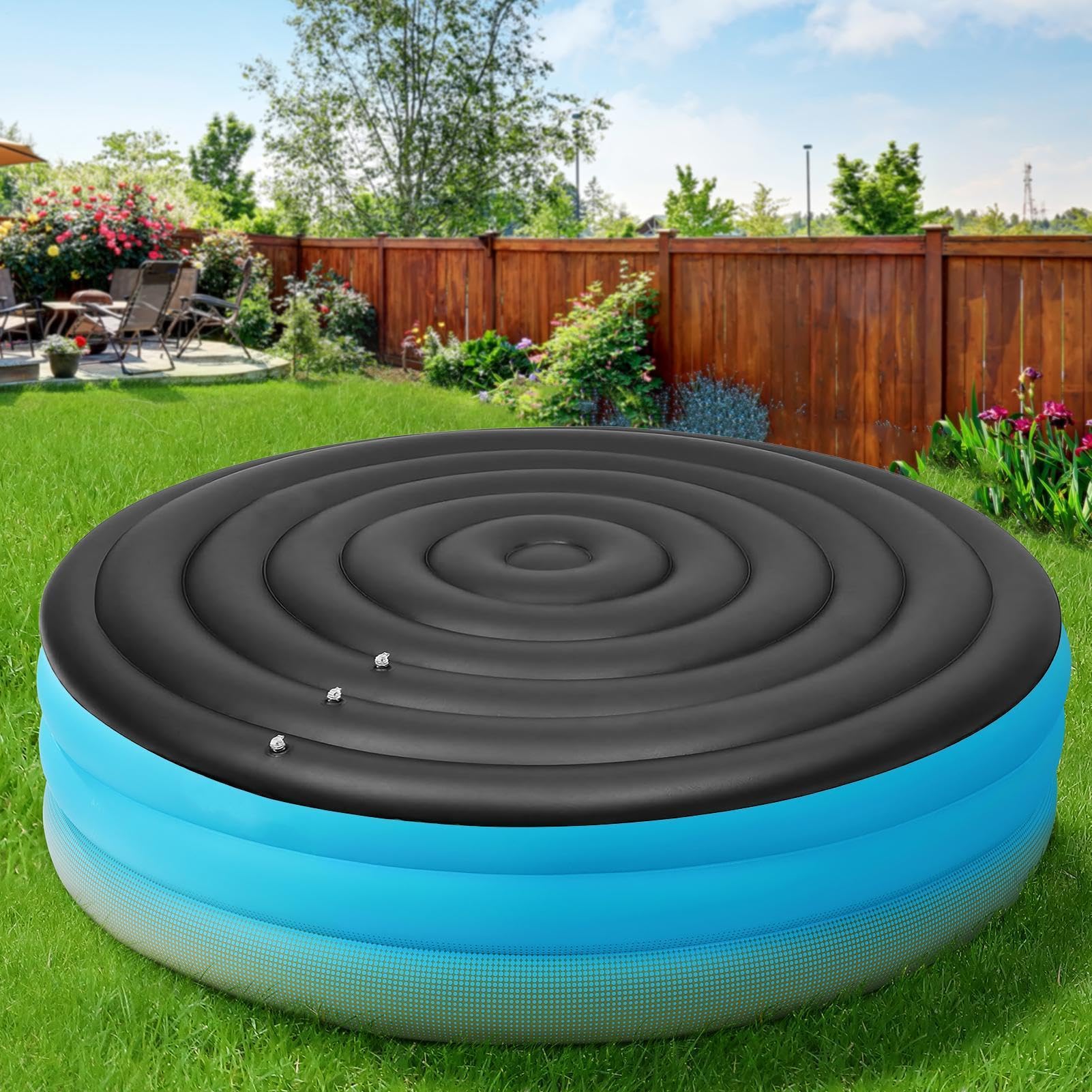 Coperchio Per Vasca Idromassaggio Gonfiabile Coperchio Gonfiabile per Vasca | Protezione Isolante per Vasca Idromassaggio Per Esterno Interno Giardino Cortile Terrazza Campeggio