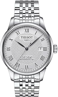 TISSOT Mens Le Locle Stainless Steel Dress Watch