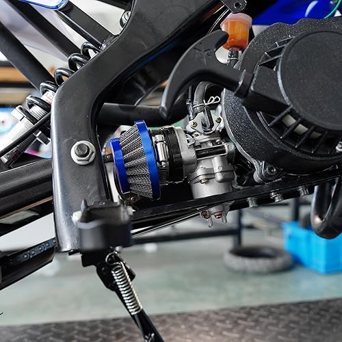 Miniatura 5 de Filtro de aire de 1.654 pulgadas, carburador PZ13, cable del acelerador de carbohidratos para 2 tiempos 43cc 47cc 49cc Mini ATV Quad Dirt Pocket Bike