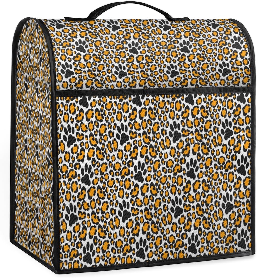 Leopard Paw Prints Kitchen Aid Mixer Covers for Stand Mixer