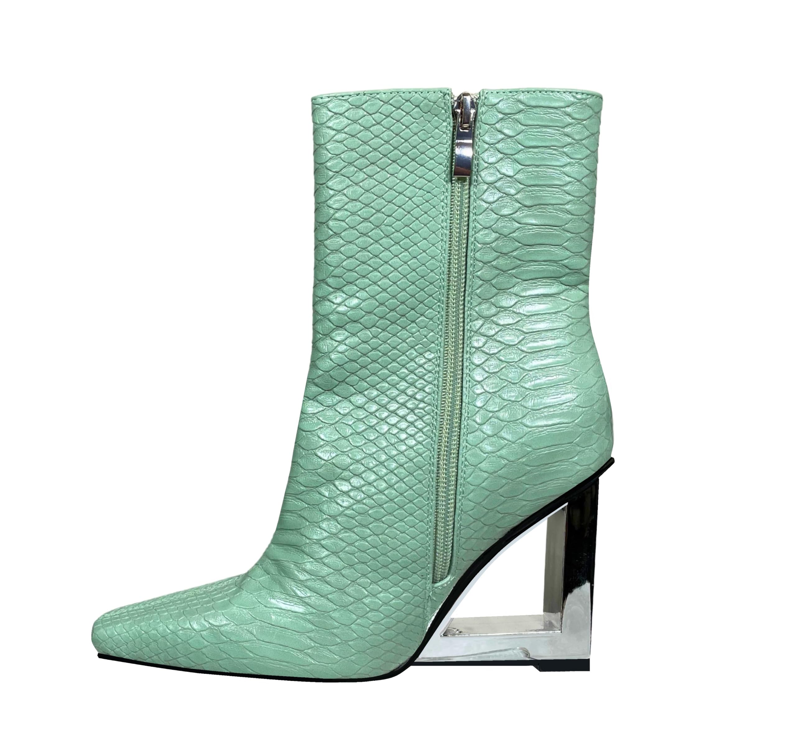 Ninety Union Fire Triangle Metal Heel Bootie