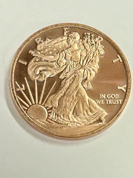 Walking Liberty 1 Avdp Oz.999 Fine Copper