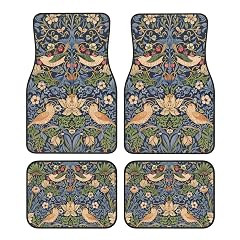 Car Floor Mats Vehicle Front Rear Carpets Mats Universal Car Rugs Car Accessories for Truck William Morris