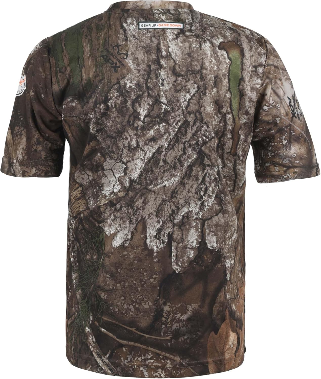Realtree APX Youth Camouflage Short Sleeve Crewneck Shirt for Boys and Girls Polyester Performance Kids Tee - Image 2
