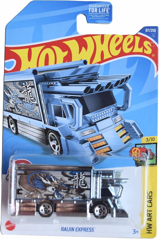 Amazon.com: Hot Wheels Raijin Express, HW Art Cars 3/10 [Silver