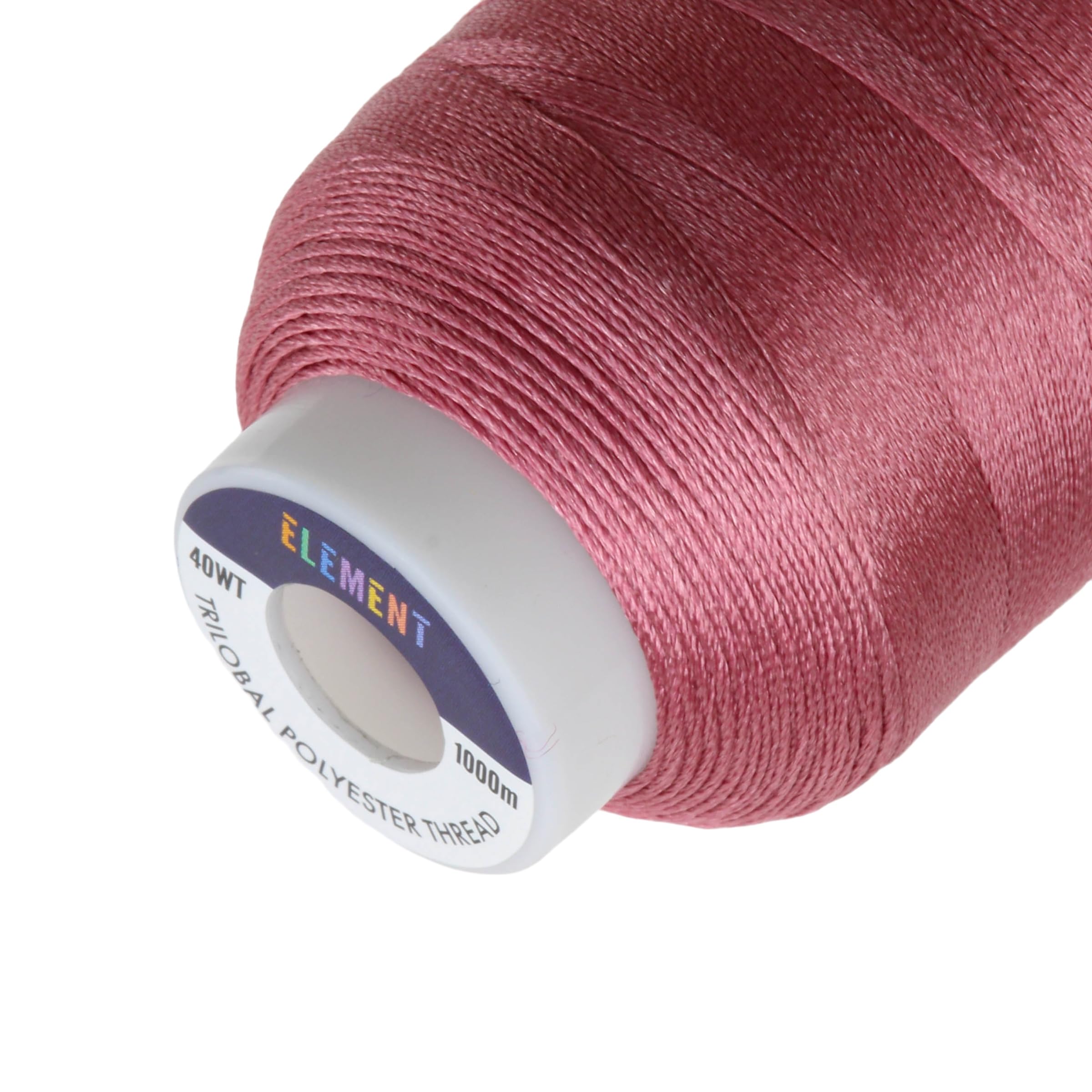 Element Thread Club 40wt Machine Embroidery Polyester Thread | 1000m (1049yd) | Glossy | Brick Rose