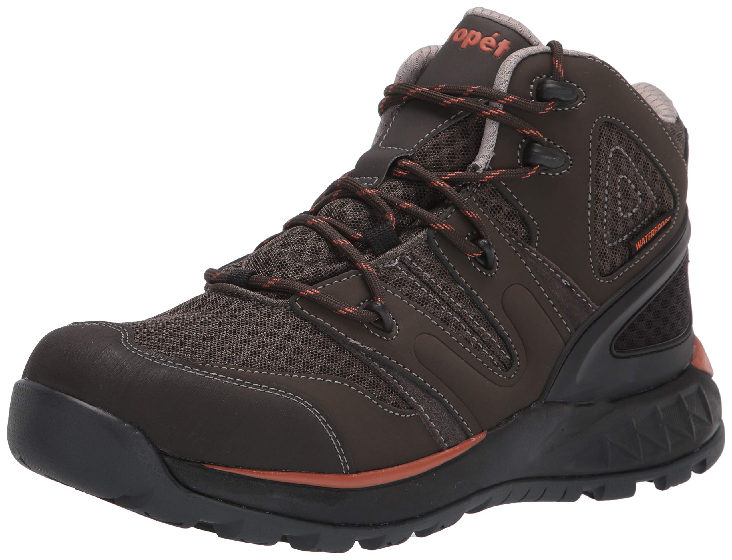 Propet Mens Veymont Round Toe Hiking Hiking Casual Boots Ankle - Grey