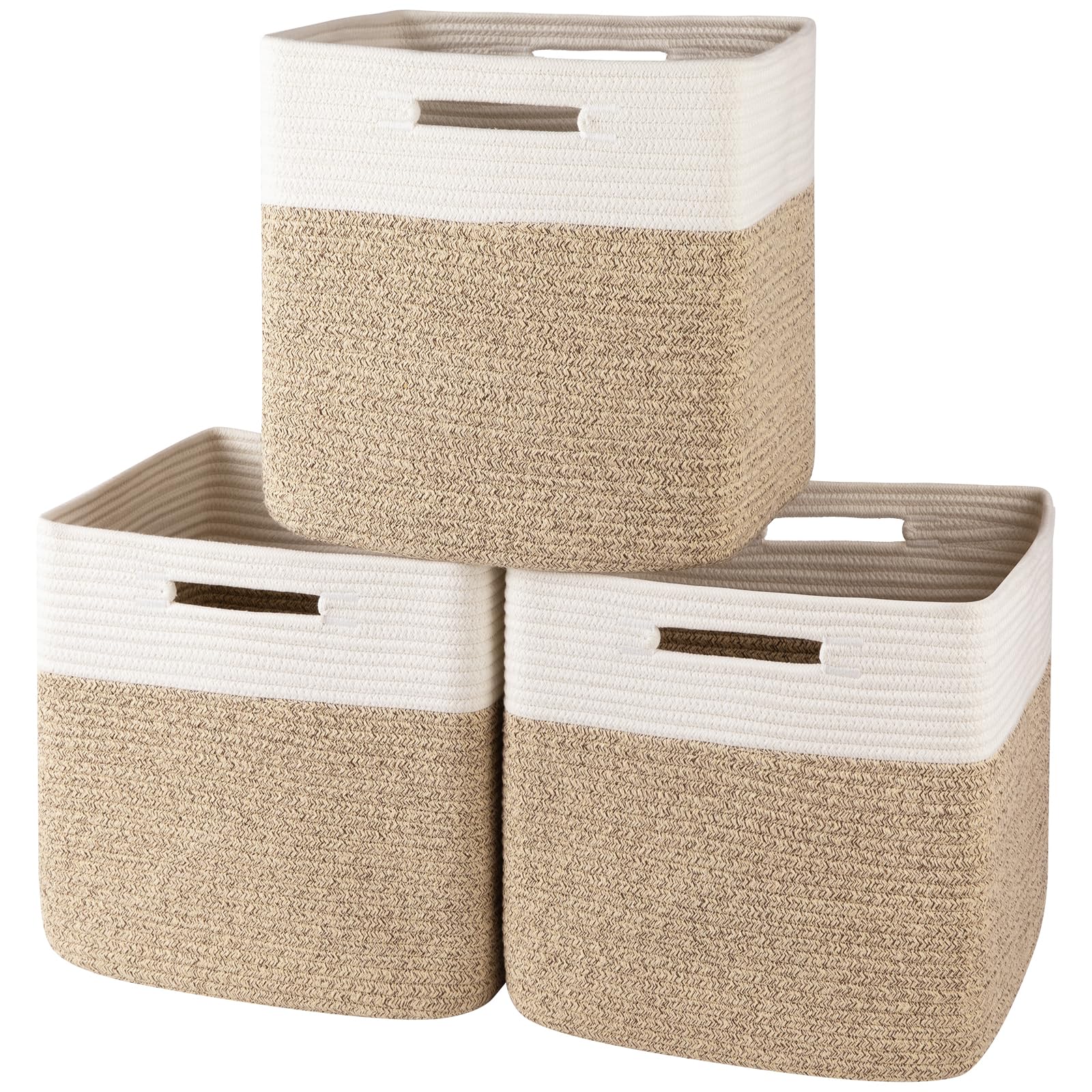 Amazon.com : OIAHOMY 13 Kallax Inch Cube Storage Bins, 3-Pack