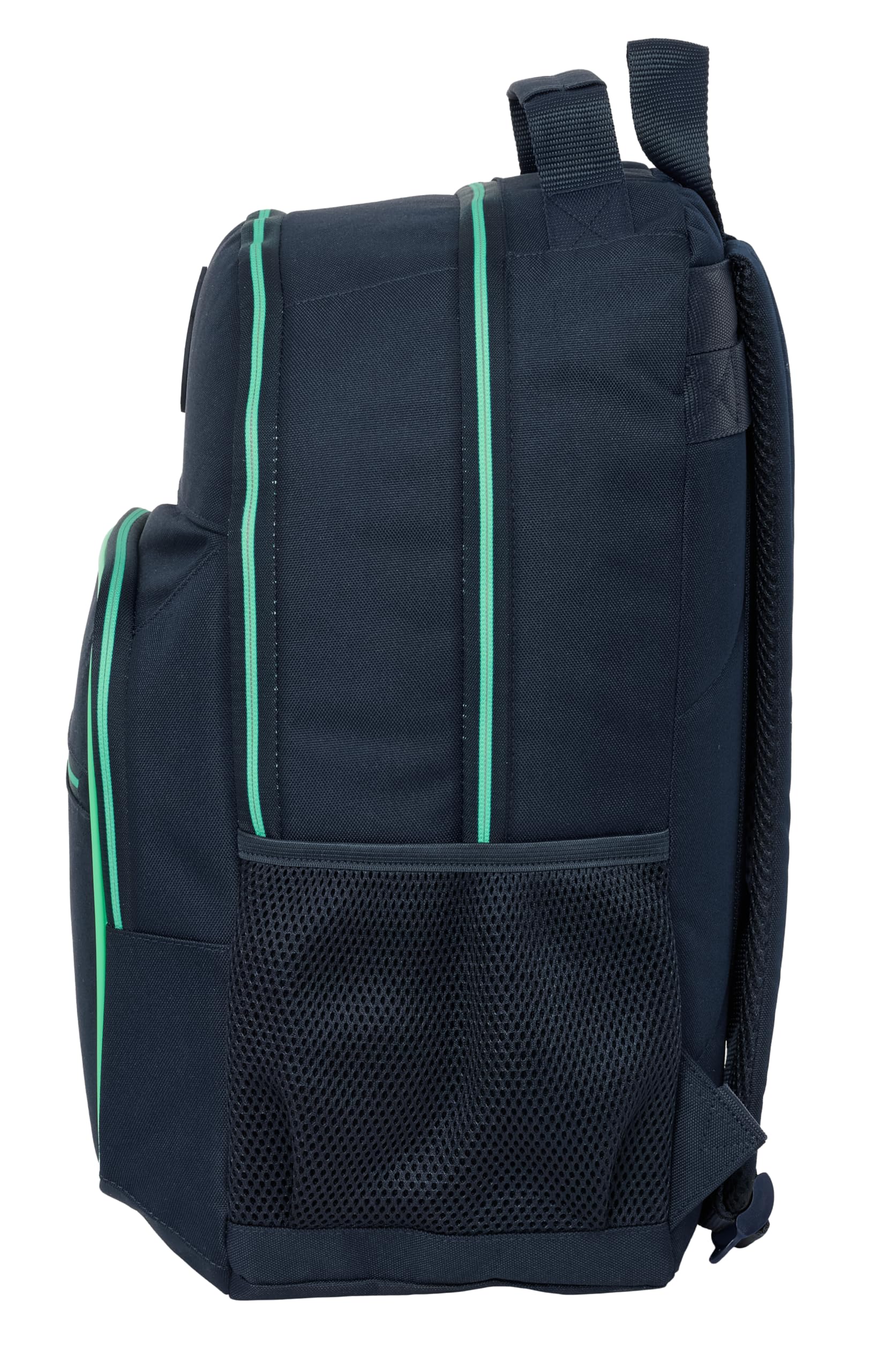 REAL MADRID 2ª EQUIPACIÓN 25/26 - Mochila Safta Escolar, Mochila, Ideal para Niños de Diferentes Edades, Cómoda y Versátil, Calidad y Resistencia, 32x16x42 cm