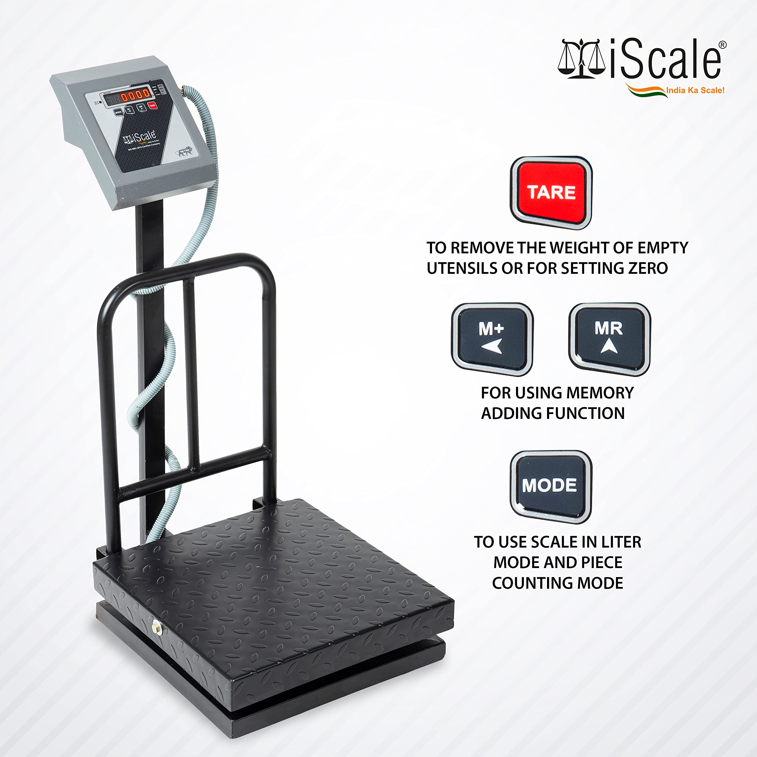 iScale i-13 Digital Scale - 100kg Capacity -5