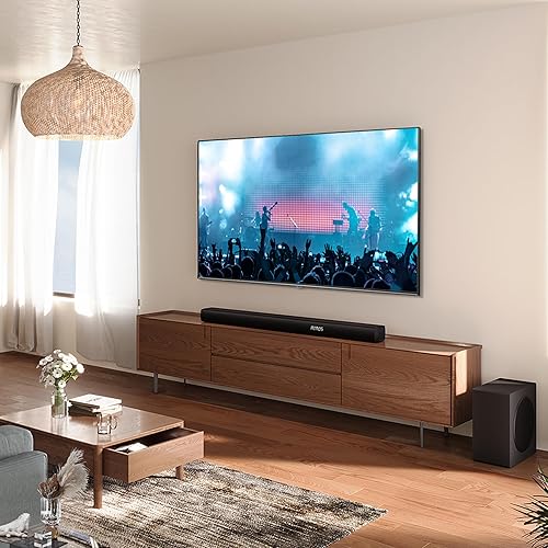 Miniatura 12 de Hisense AX3100Q Barra de sonido de 3.1 Ch con subwoofer inalámbrico, Dolby Atmos, DTSX, Bluetooth 5.3, Roku TV Ready, HDMIAUXARCÓpticoUSB, EzPlay,