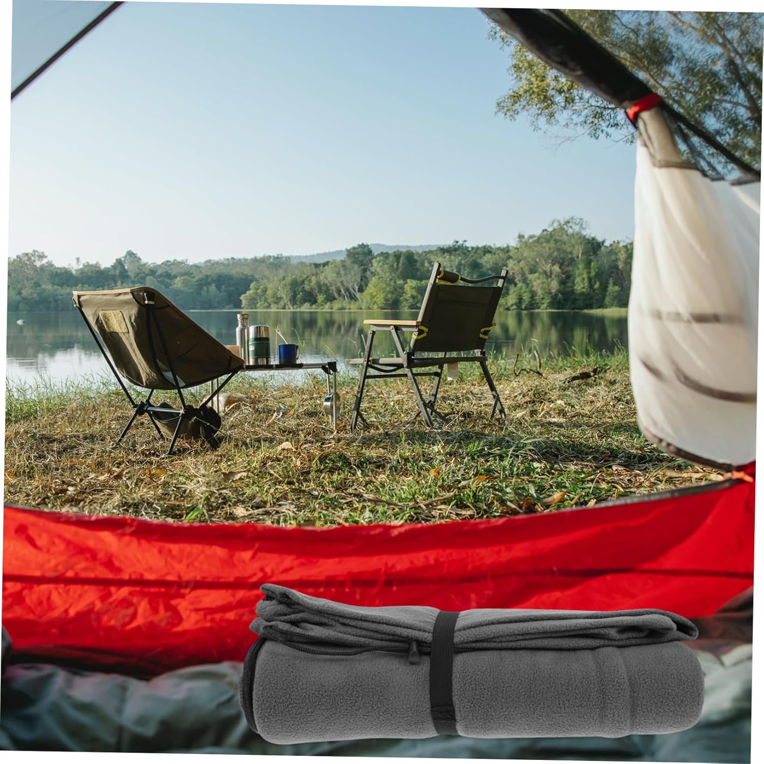 KESYOO Adult Fleece Liner for Camping Lightweight Warm for Outdoor Travel Portable Adult for Hiking and Indoor Use