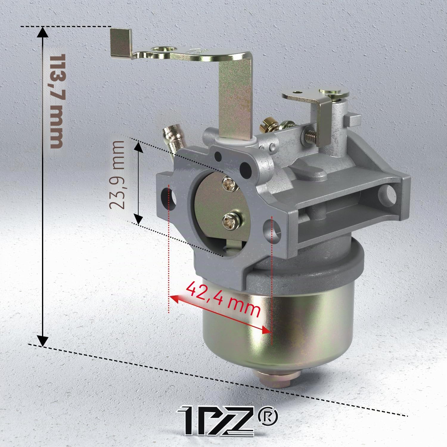1PZ FR1-EY2 - Carburador de repuesto para Robin EY15 EY20 Motor 227-62450-10 228-62451-10 228-62450-10 Motocultor desbrozadora carburador con junta de filtro de aire