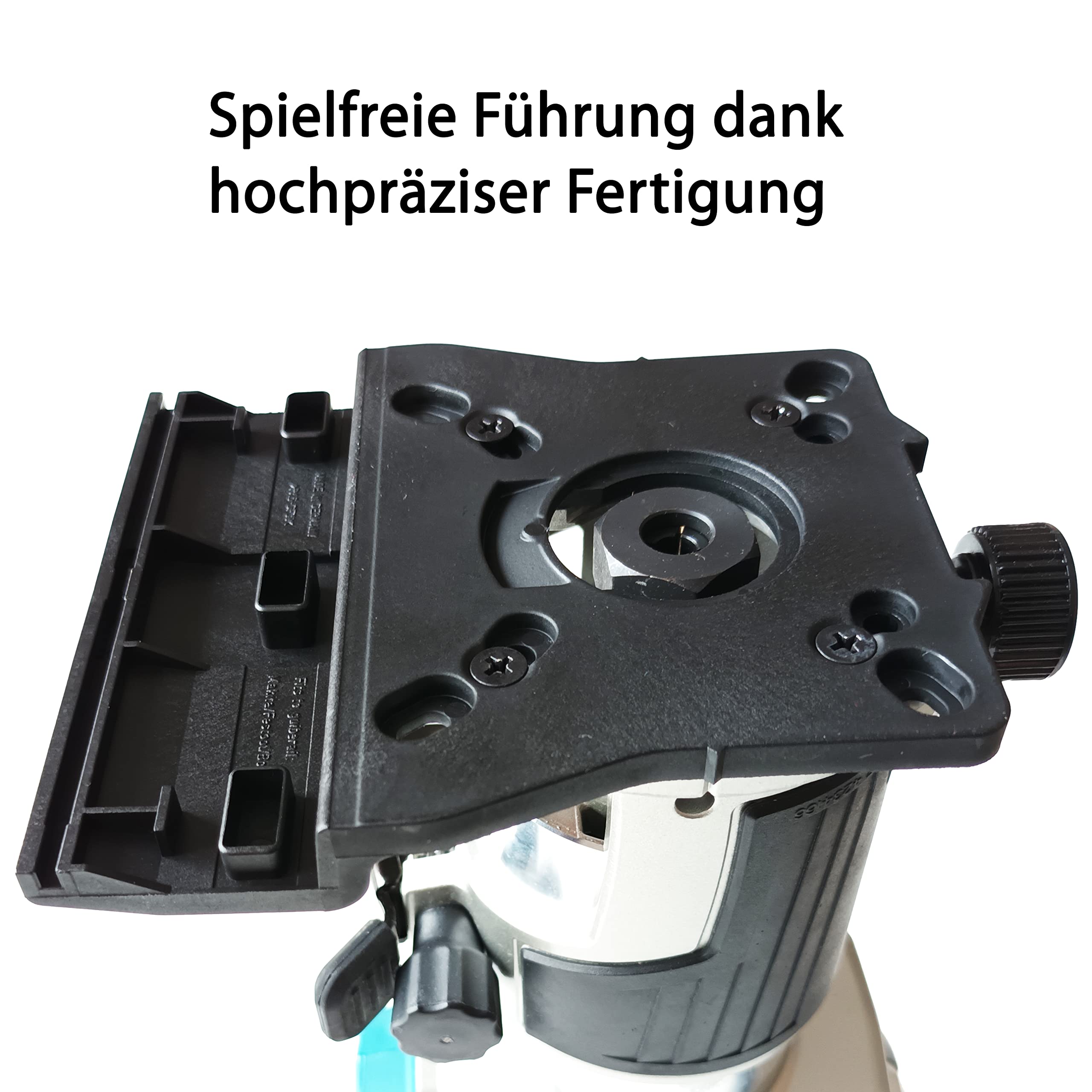 SLE adaptador de guía profesional para fresadora multifunción Makita DRT50 / RT0700C / RT0702C para carril guía Makita/Bosch/Festool, fresadora de cantos enrutador