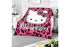 Hello Kitty Black Cartoon Blanket: Comfort beyond Compare