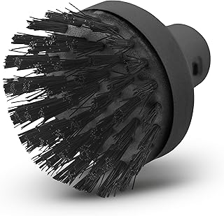Kärcher Rundbürste Gross für Kärcher Dampfreiniger (große Reinigungsfläche, hochwertiges Borstenmaterial ermöglicht Entfer...