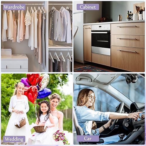 Miniatura 7 de Paquete de 60 bolsas de lavanda de cedro a granel para almacenamiento de ropa, ambientador de lavanda seca, fragancia para el hogar, para autos,