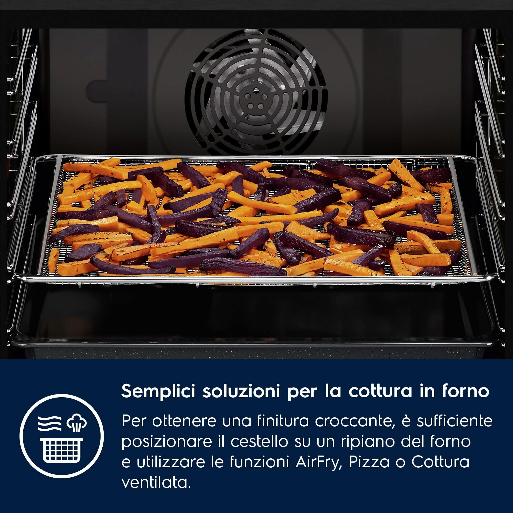 Electrolux Teglia con Fori AirFry, E9OOAFWM, Vassoio AirFry, Risultati Croccanti in Una Sola Volta, Soluzioni di Cottura Semplici per Qualsiasi Forno XXL