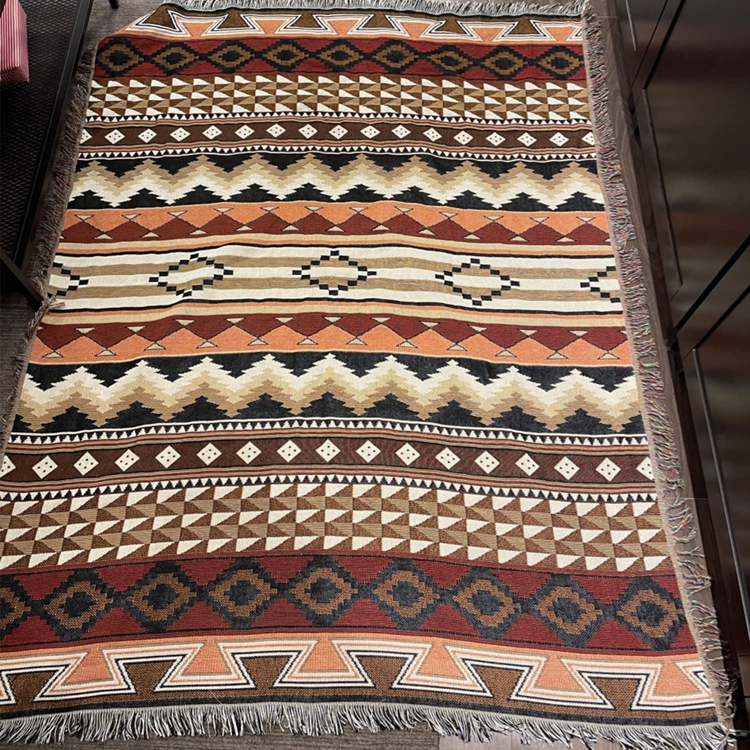 Amazon｜CCHYF アステカ スローブランケット ネイティブアメリカン