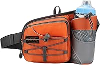 Vista 9 de Waist Pack with Water Bottle Holder for Running Walking Hiking Fanny Pack Hydration Belt