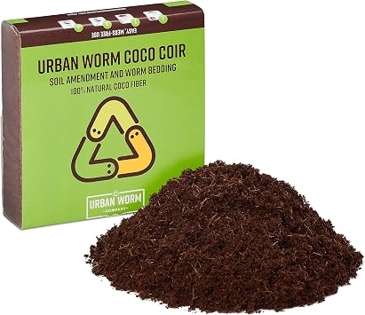 Urban Worm Coco Coir Soil Amendment and Bedding