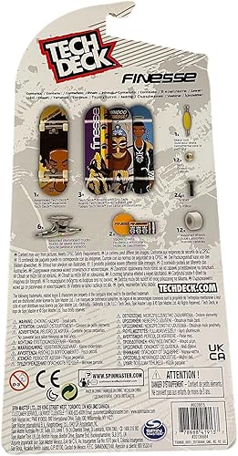 Miniatura 2 de Tech Deck Deluxe Sk8shop - Paquete de 4 mini diapasón de patineta multicolor fino