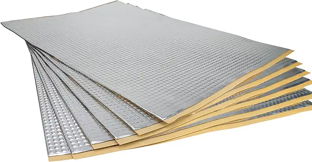 Pannello isolante acustico Haskyy in alluminio butilico 2mm, 6 pezzi 1,11 m²