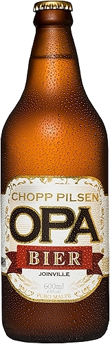 Cerveja Puro Malte Pilsen teor 4,6% 600ml Opa Bier