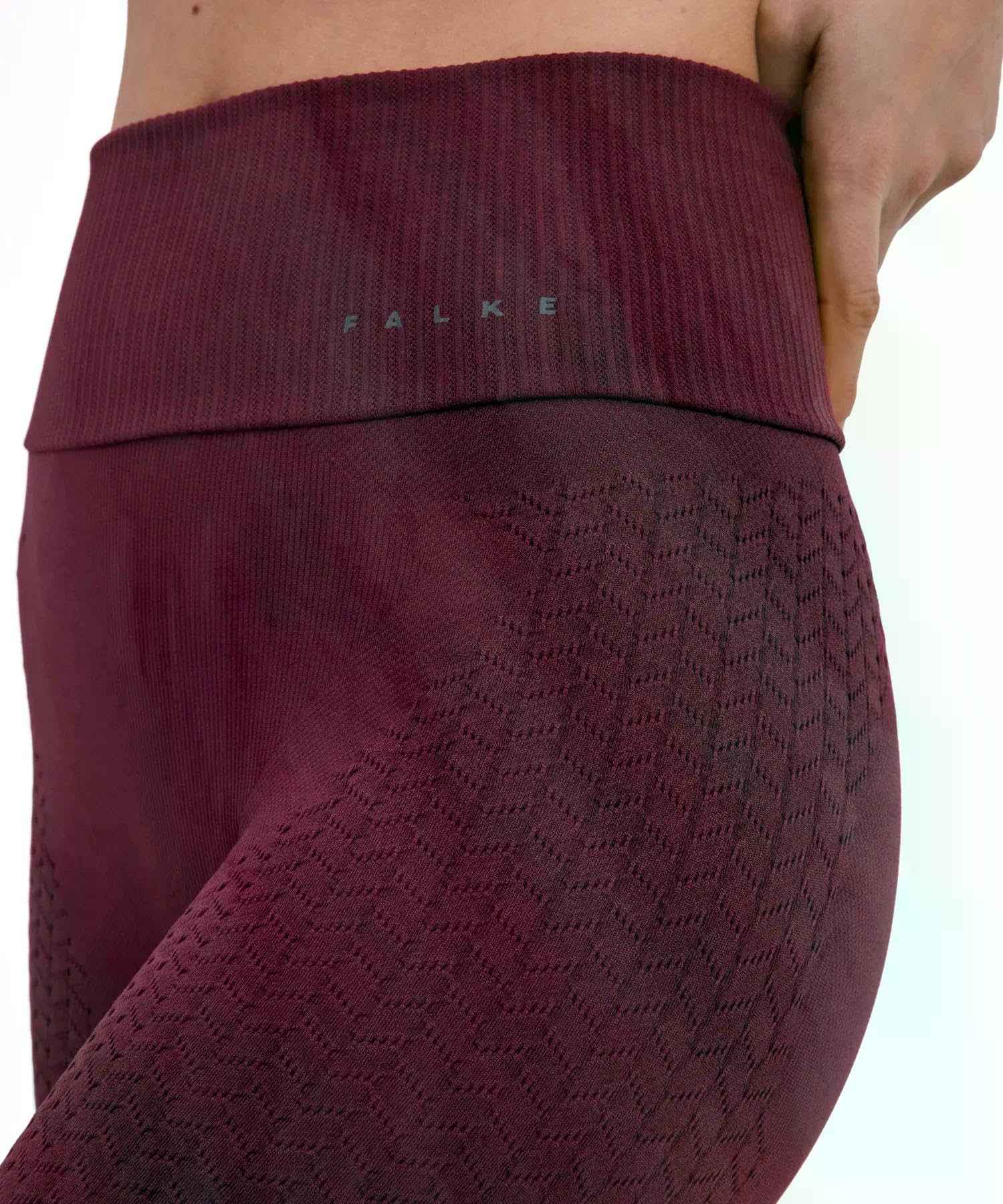 FALKE Damen Cellulite Tights Light 7/8 Sporthose Funktionshose 7/8 gegen Cellulite bessere Durchblutung für Intensive Workouts atmungsaktives schnelltrocknendes Funktionsmaterial 1 Stück