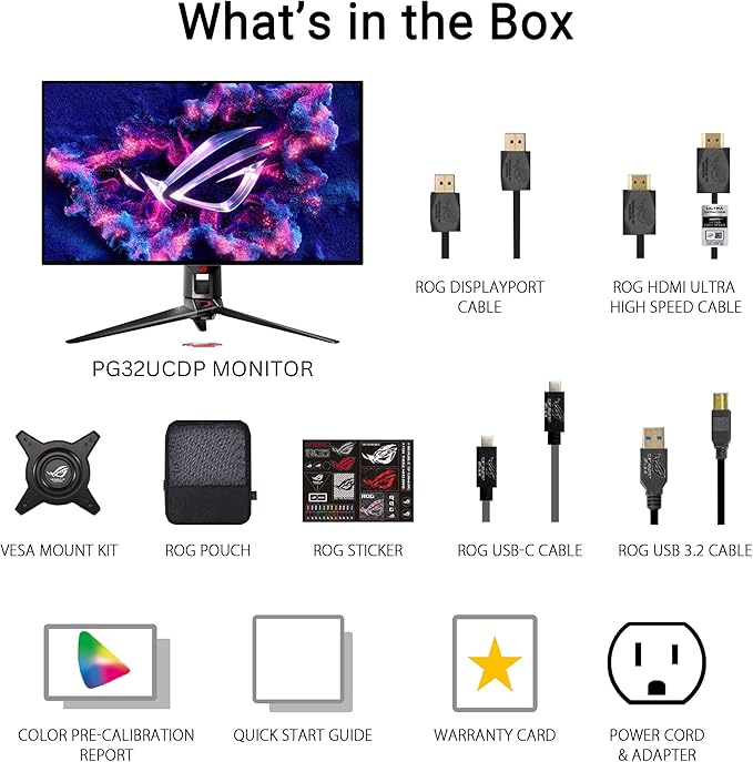 Monitor Gaming 32" 4K OLED 240Hz miniatura 7