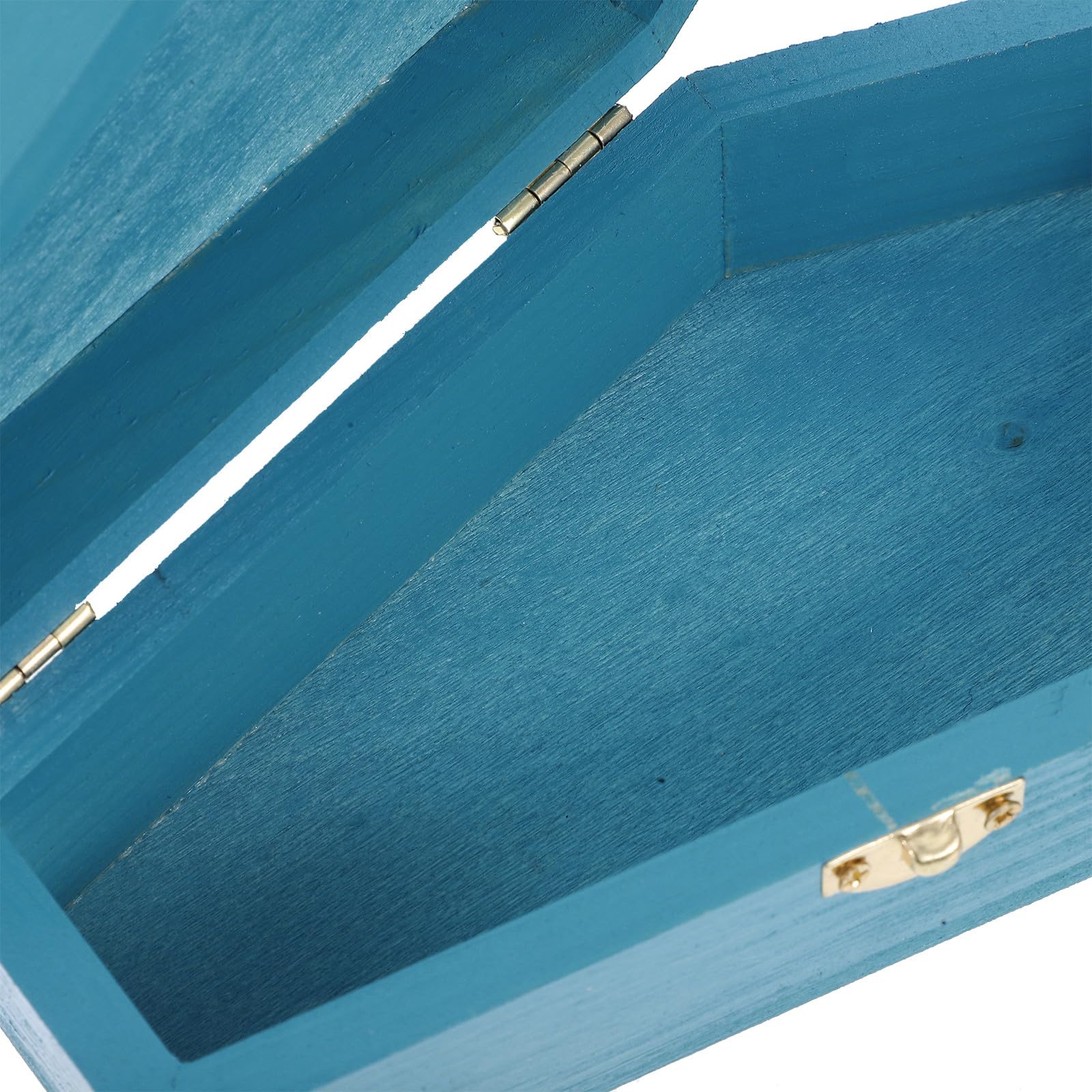 POPETPOP 2 joyeros de madera con forma de ataúd, contenedor de dulces de