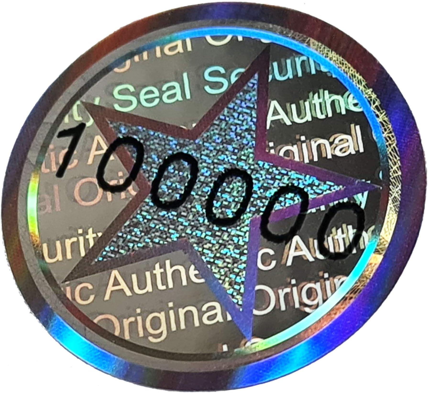 Made In EU" 3D Hologramm Siegel Aufkleber Garantiesiegel Antifake - Foto 9