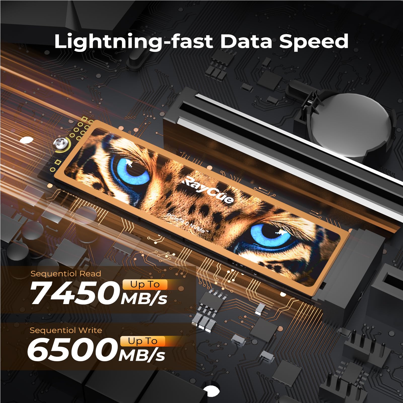 Amazon.com: RayCue 1TB NVMe M.2 SSD for PS5 with Heatsink, Up to
