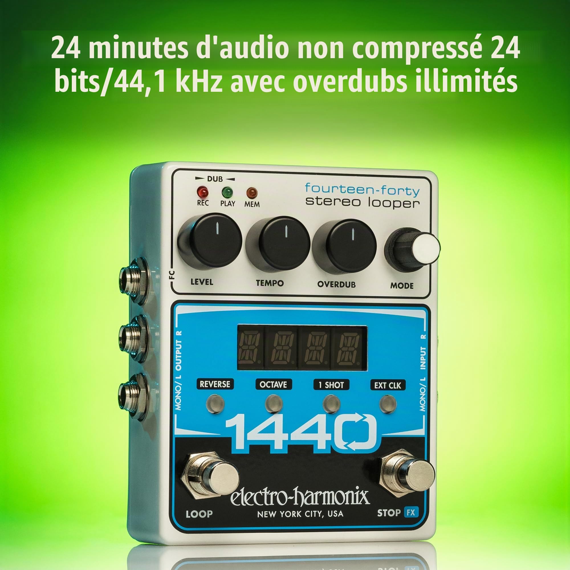 Electro Harmonix 1440 Looper stéréo Distorsion pour guitares