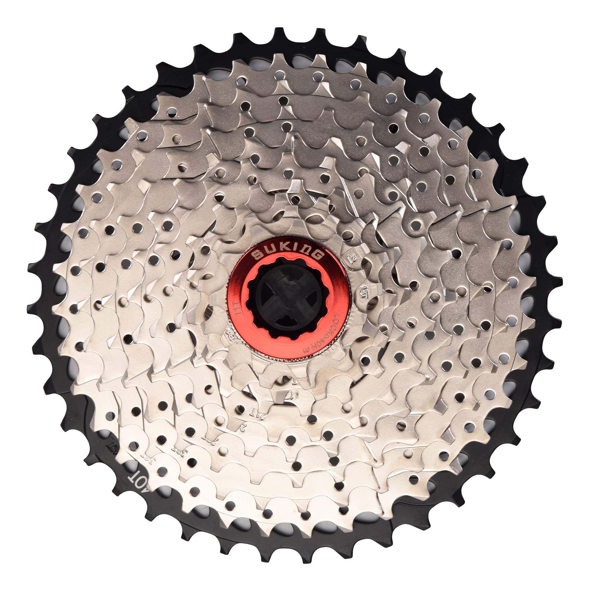 BESNIN Casete de Bicicleta de 10 Velocidades, Cassette 10V 11-25T 11-28T 11-32T 11-36T 11-40T 11-42T Piñones de Bicicleta de Carretera y MTB