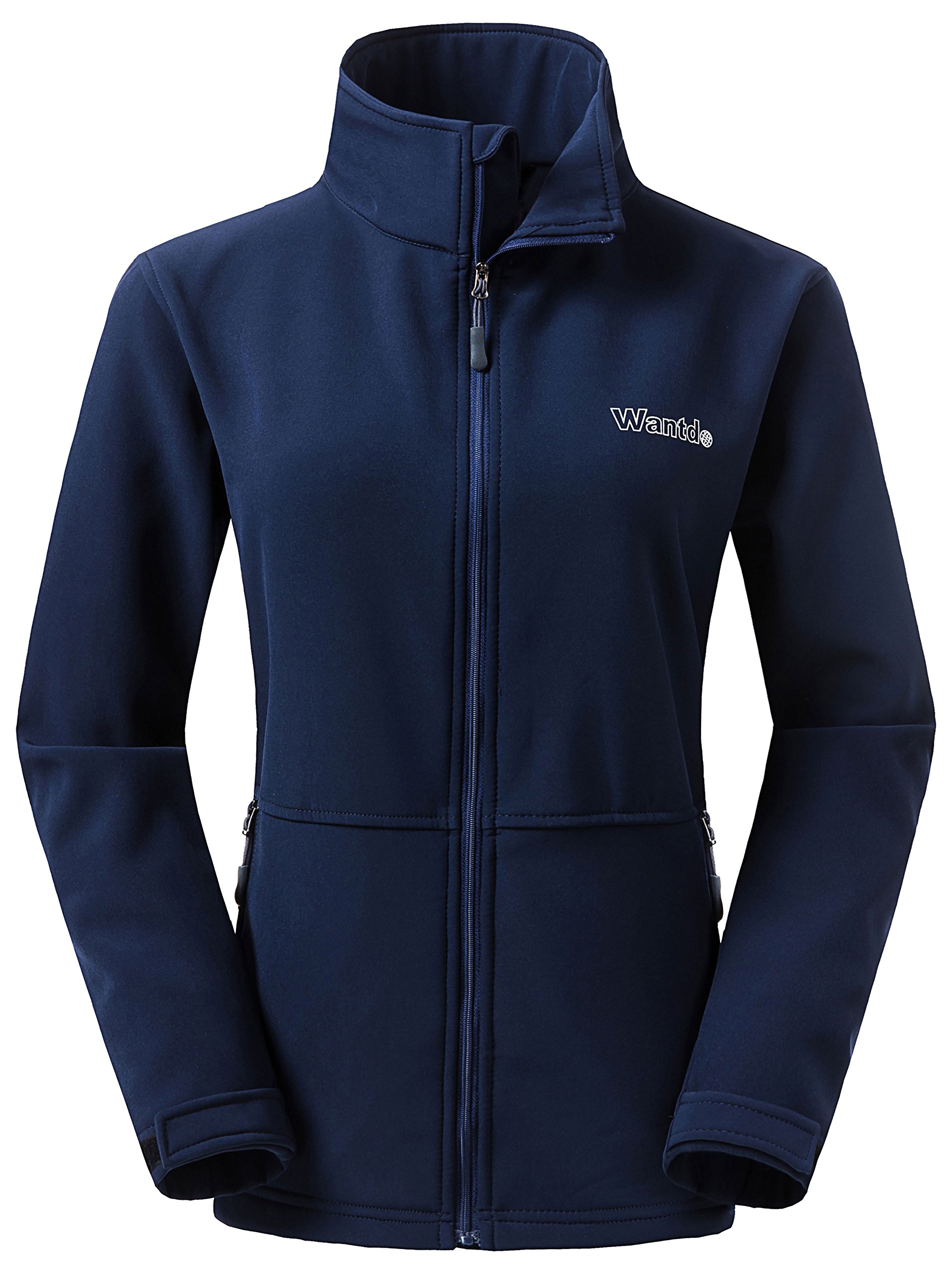 Women's Soft Shell Jacket Lightweight Spring Fall Warm Fleece Jacket Outdoor Windproof Running Jacket