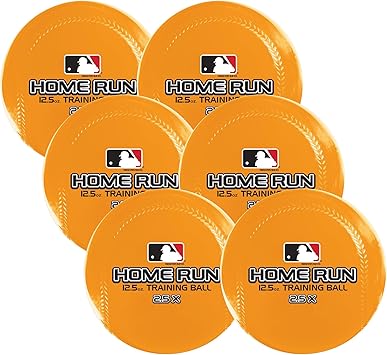 Amazon Franklin Sports Mlb 加重トレーニング野球 ソフトボール 6個パック 12 5オンス ヒッティング バッティング ピッチングコントロール練習用のヘビーボール Franklin スポーツケア アクセサリー 競技備品