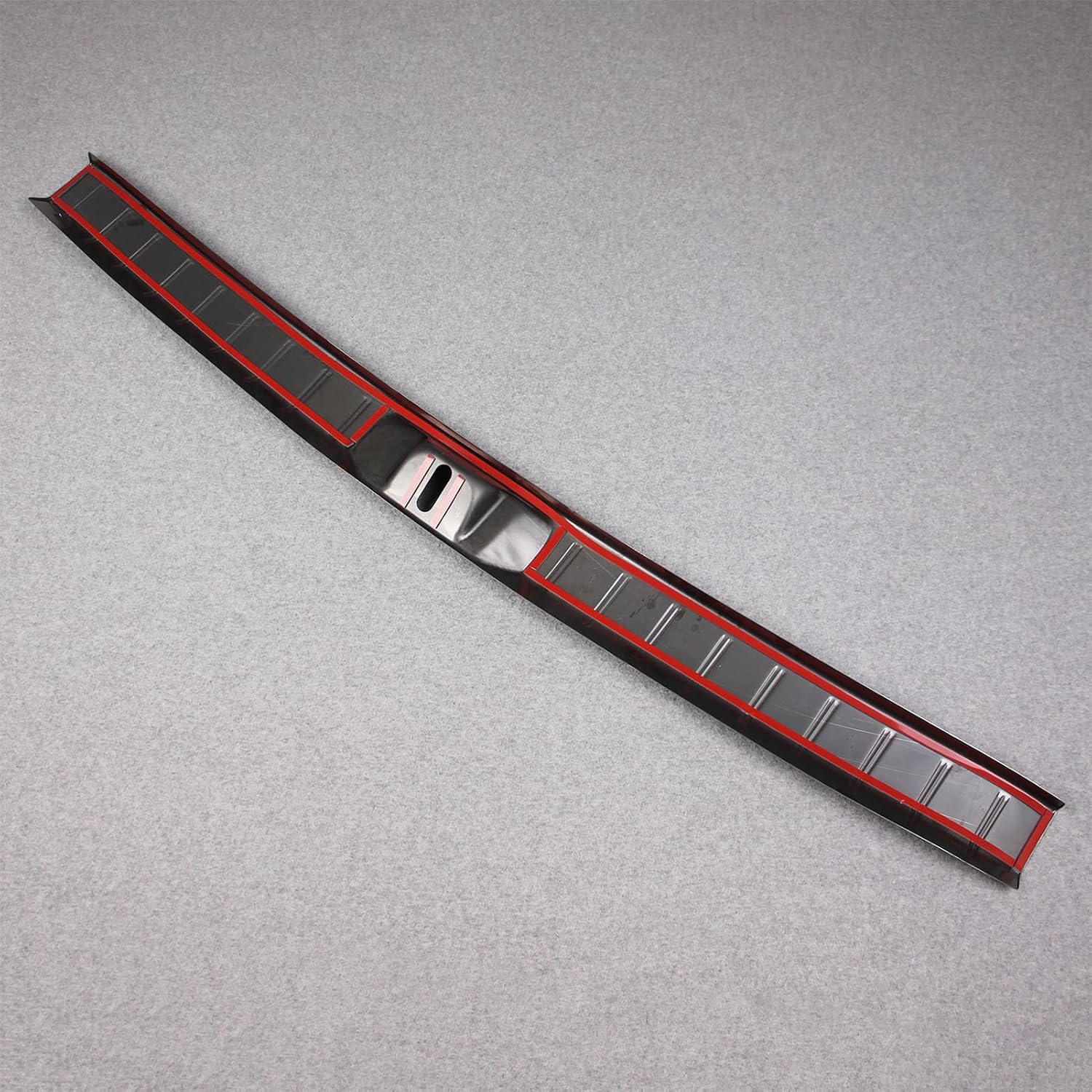 Beautost Fit for Toyota Grand Highlander/Lexus TX TX350/500h/550h+ 2024 2025 2026 Rear Inside Bumper Sill Plate Guard Cover Trim Stainless Steel (Black)