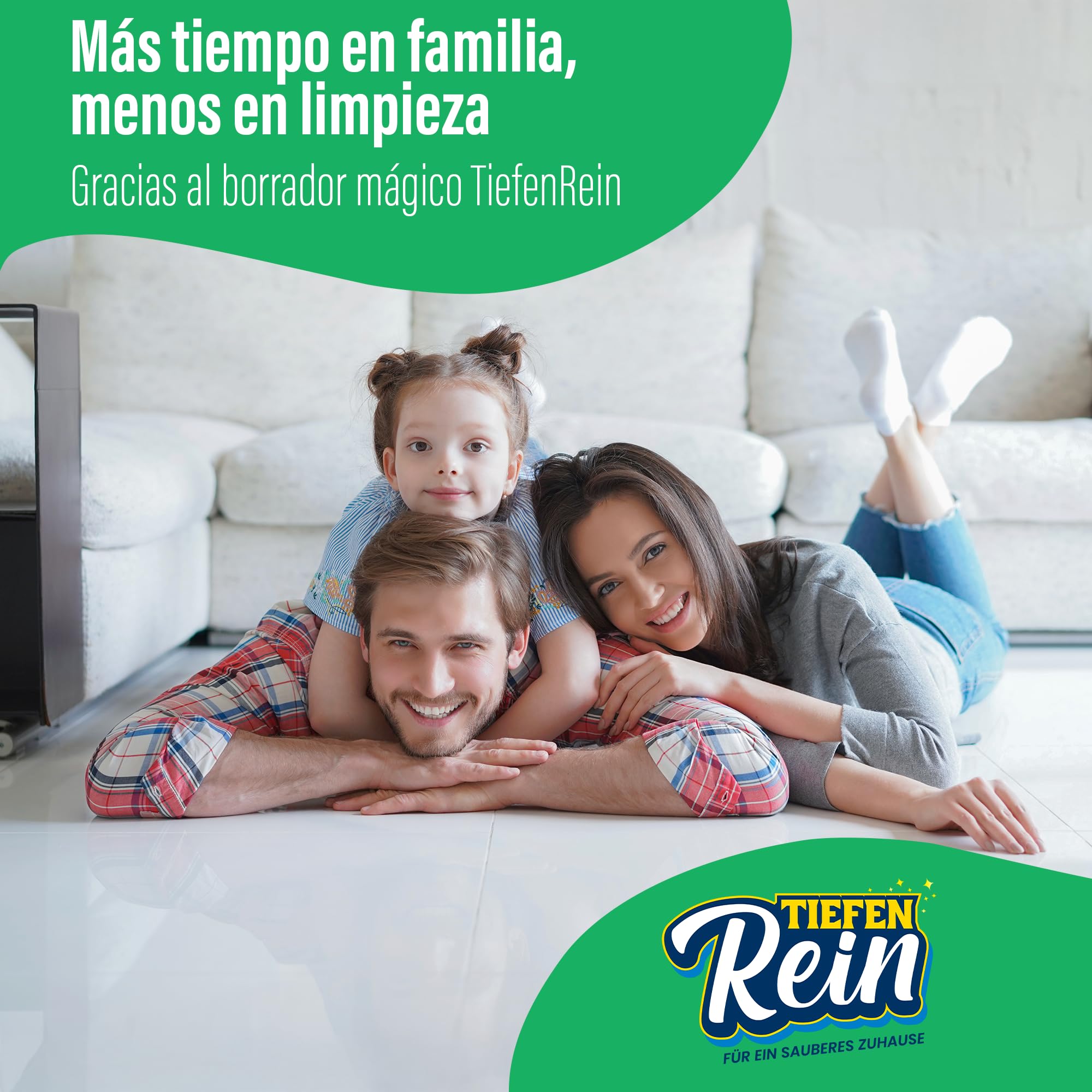 2.5X más Vida útil | Borrador Magico de Suciedad 2 Piezas - Esponja Magica | Esponja de melamina Extra Duradera | La Magic Cleaner Elimina la Suciedad de Paredes, Zapatos, cocinas y baños — view 7
